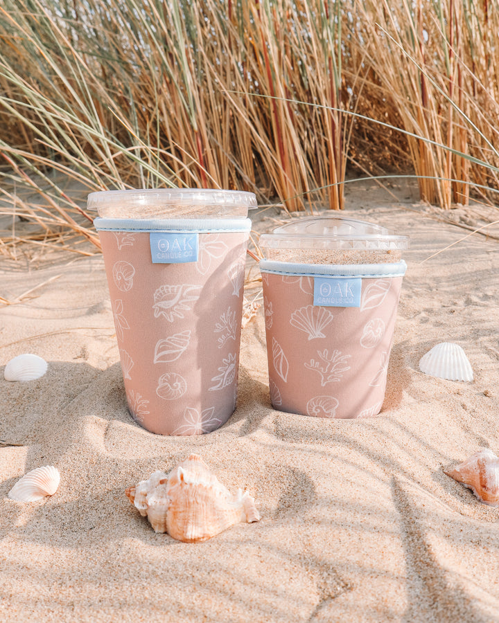 Beach Treasures Iced Coffee Drink Sleeve