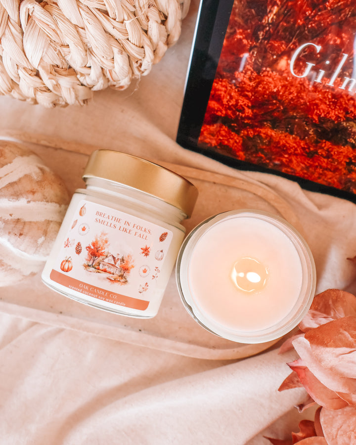 Breathe In Folks, Smells Like Fall Gilmore Girls Candle