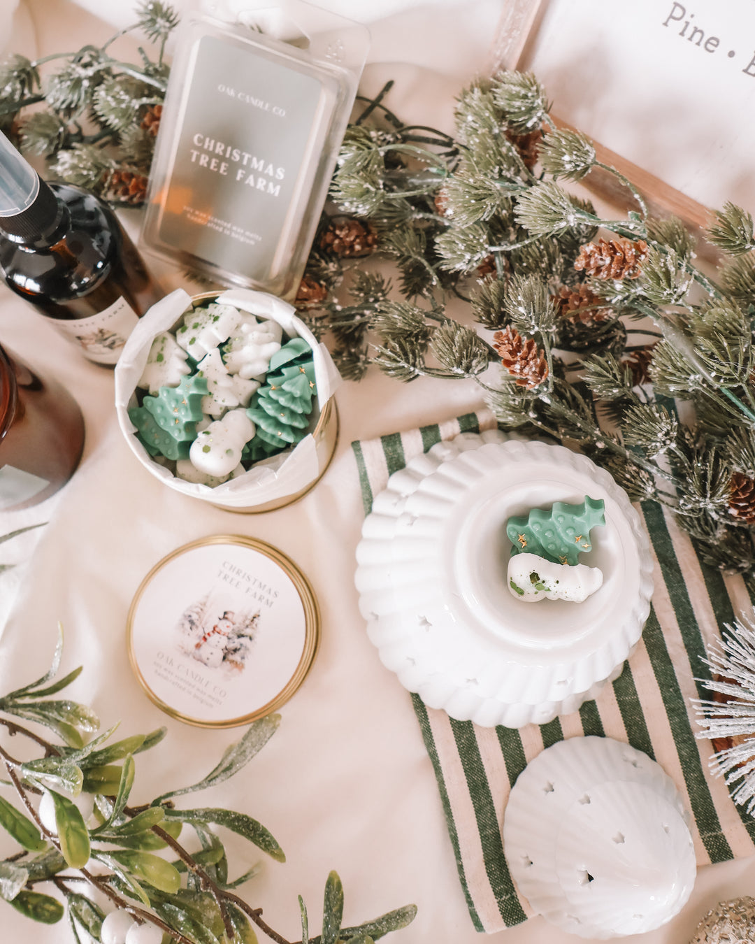 Christmas Tree Farm Tin Jar Wax Melts