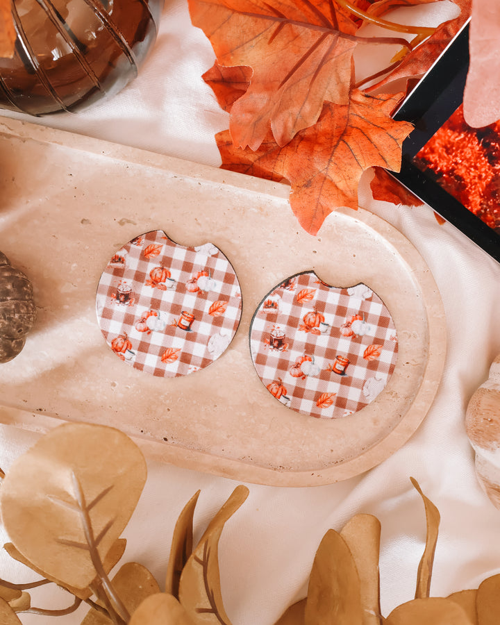 Cozy Season Car Coasters