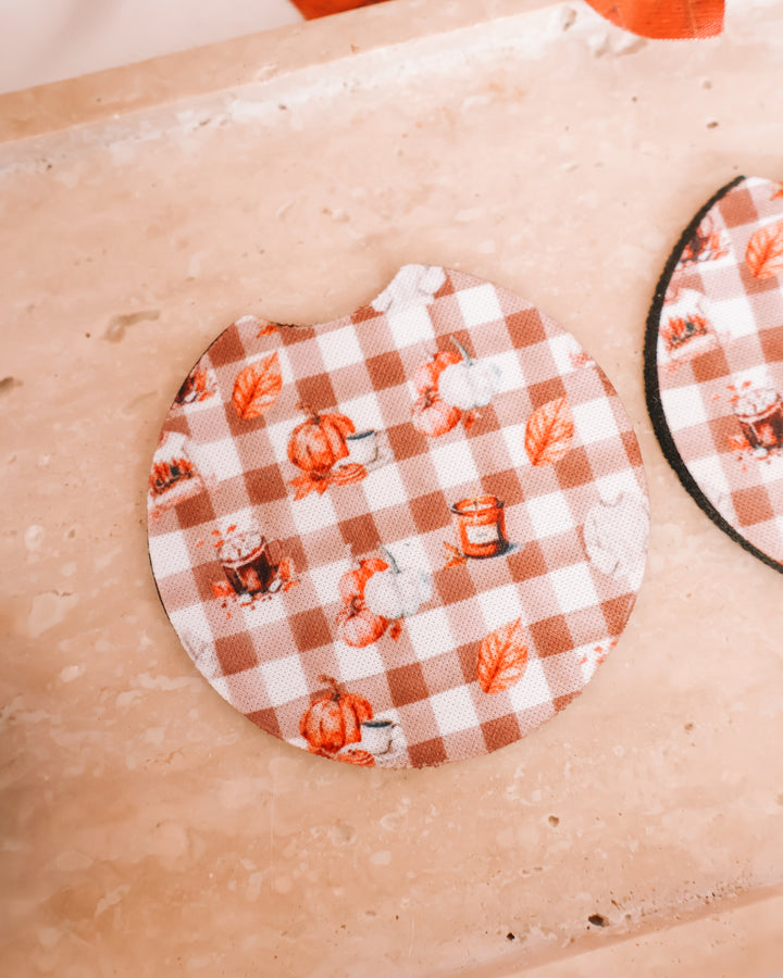 Cozy Season Car Coasters