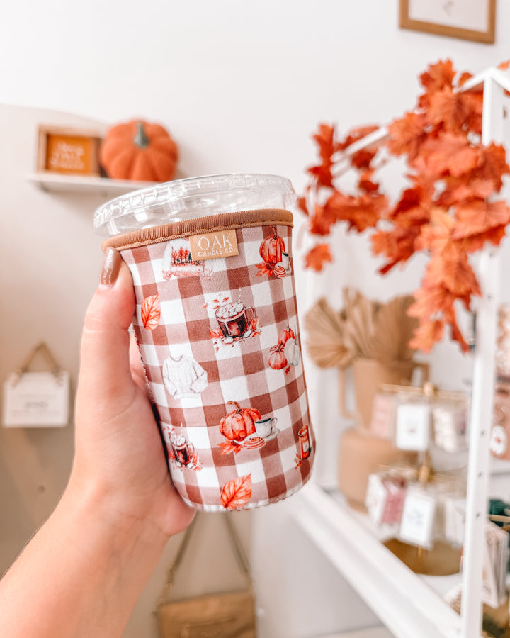 Cozy Season Iced Coffee Drink Sleeve