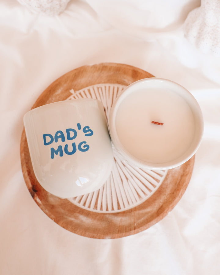 Dad's Coffee Mug Candle