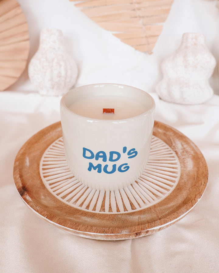 Dad's Coffee Mug Candle