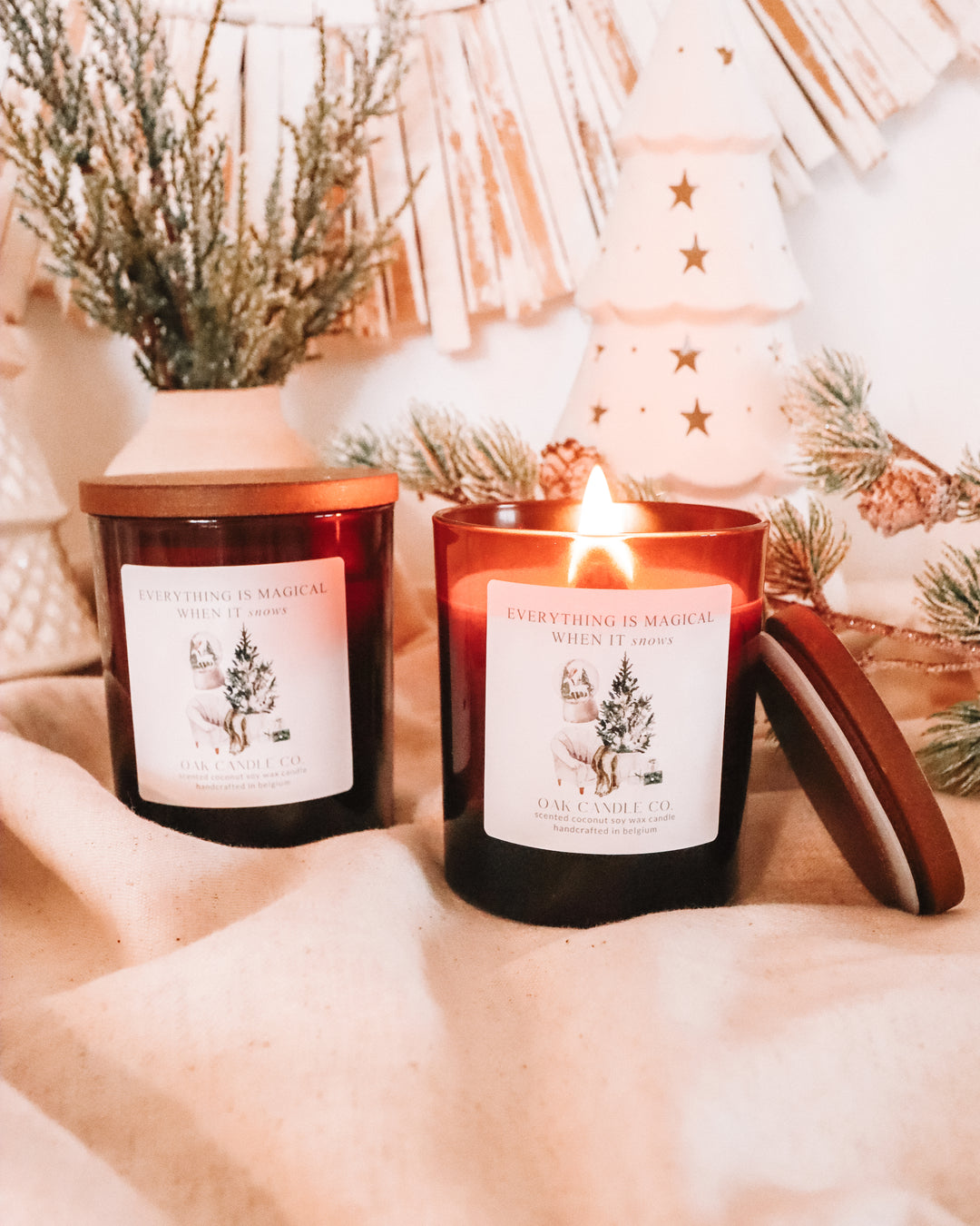 Everything Is Magical When It Snows Gilmore Girls Candle