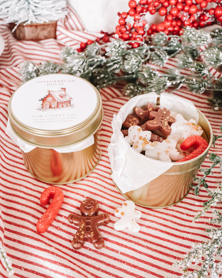 Gingerbread House Tin Jar Wax Melts