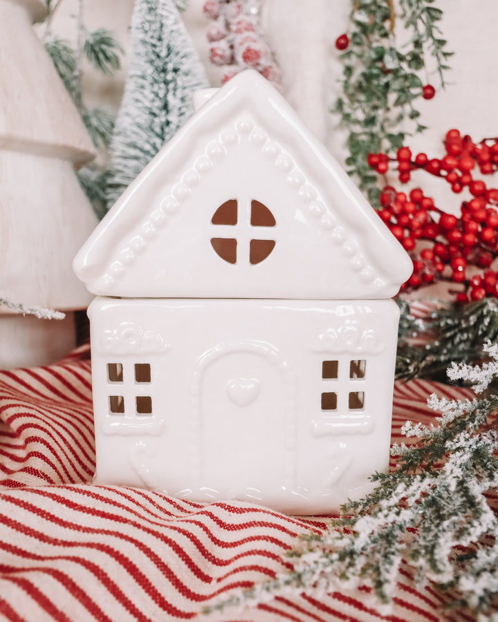 Gingerbread House White Wax Melter