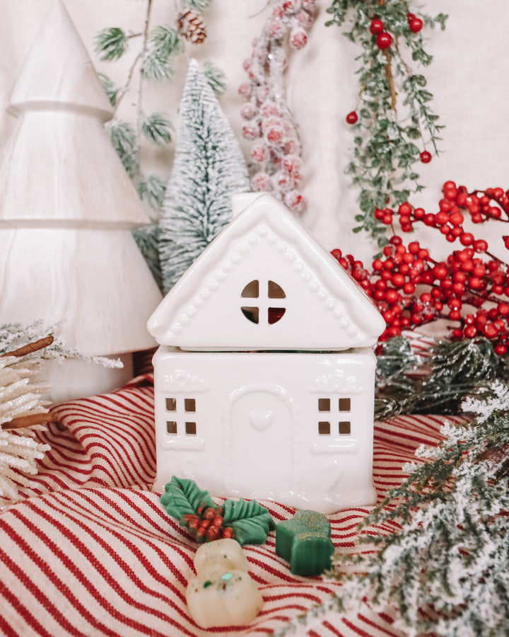 Gingerbread House White Wax Melter