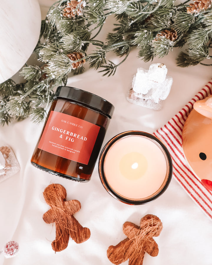 Gingerbread & Fig Amber Jar Candle