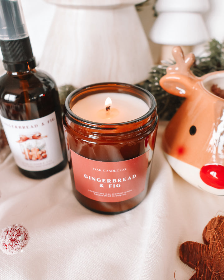 Gingerbread & Fig Amber Jar Candle