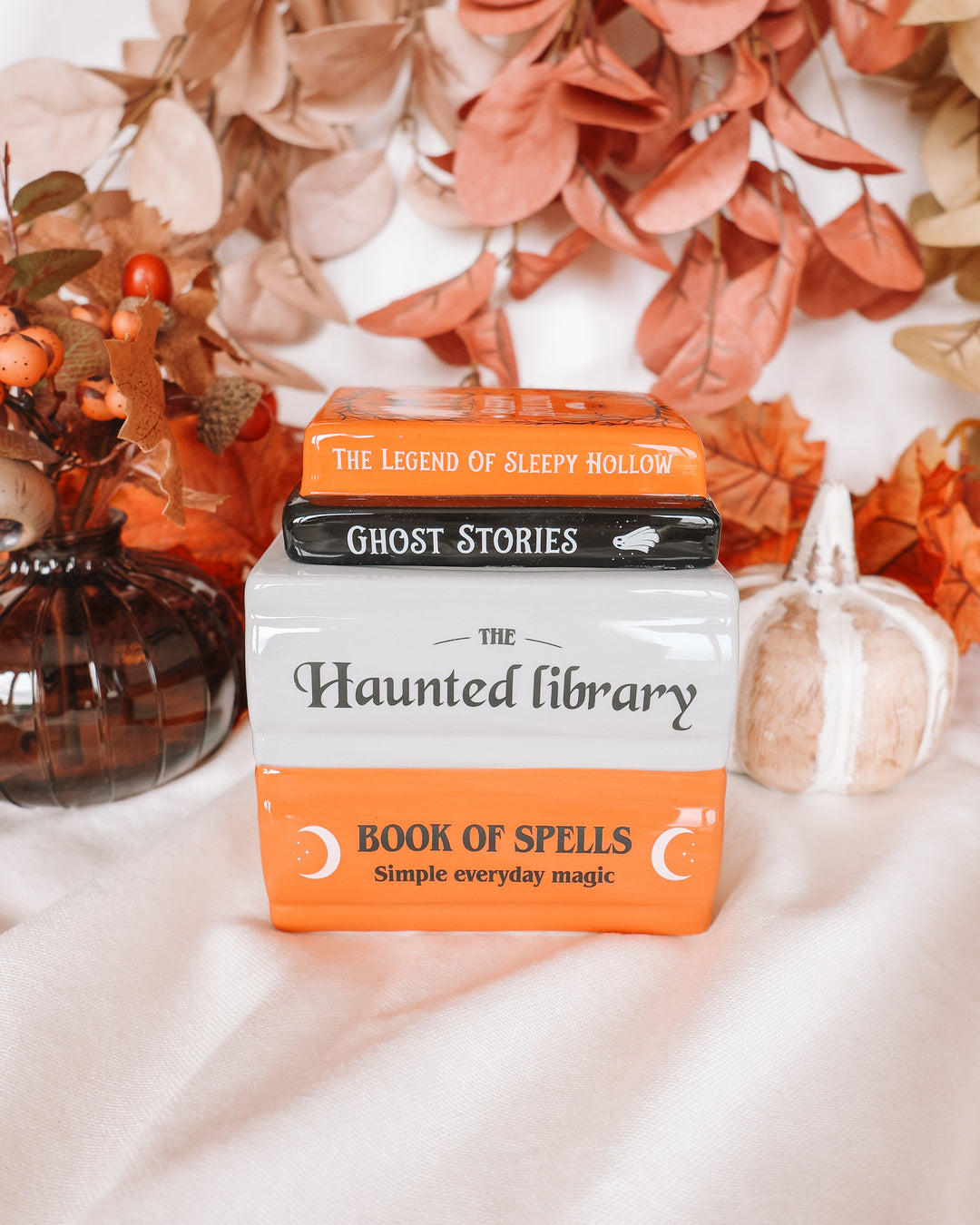Haunted Library Book Stack Wax Melter