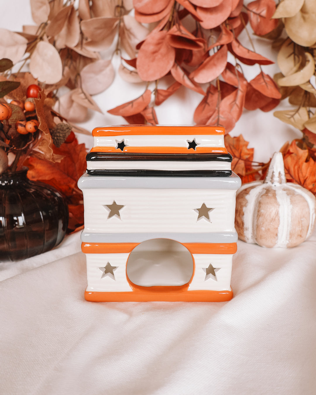 Haunted Library Book Stack Wax Melter