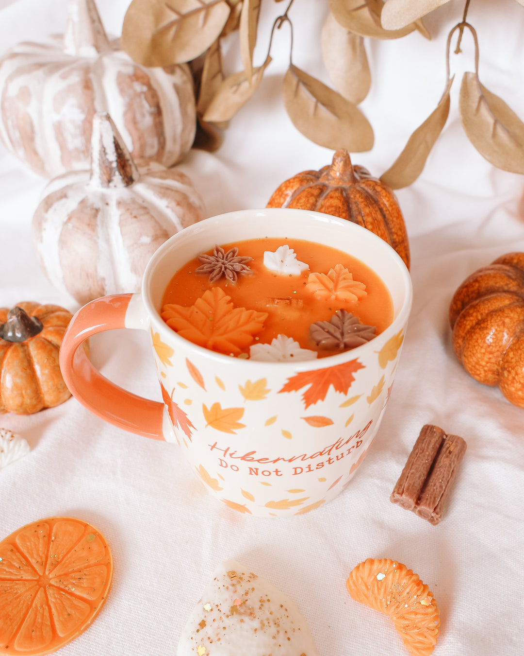 Hibernating Coffee Mug Candle