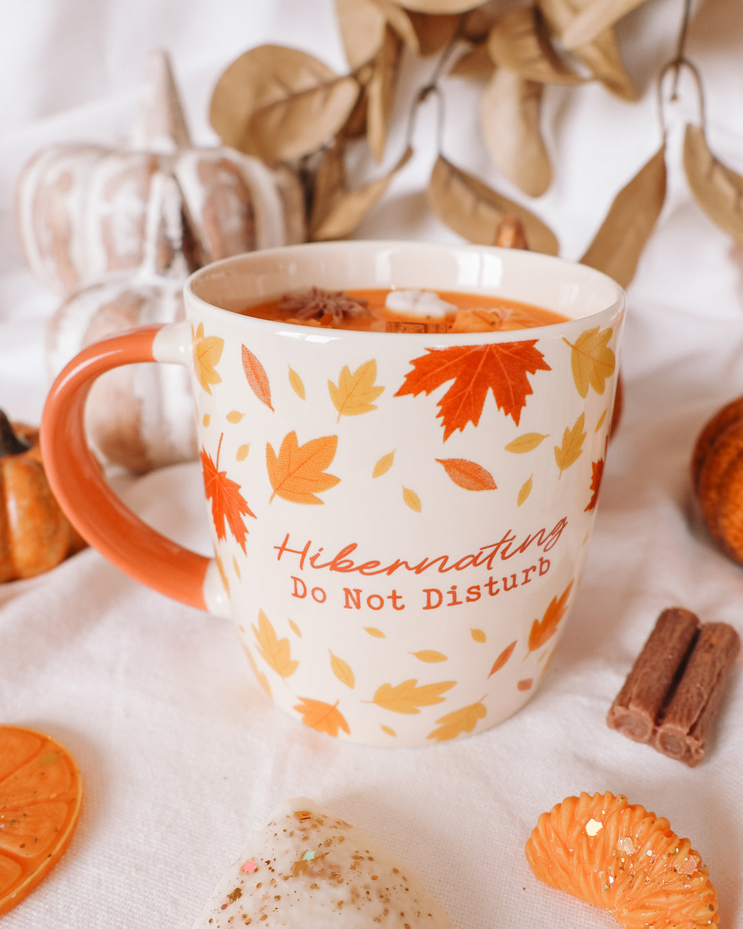 Hibernating Coffee Mug Candle
