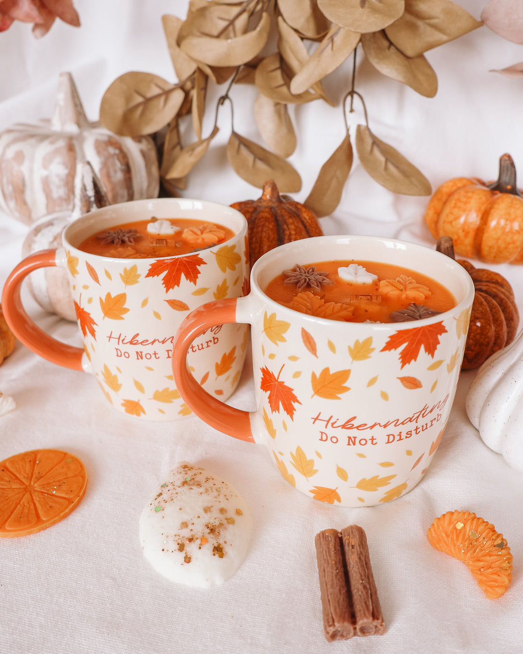 Hibernating Coffee Mug Candle