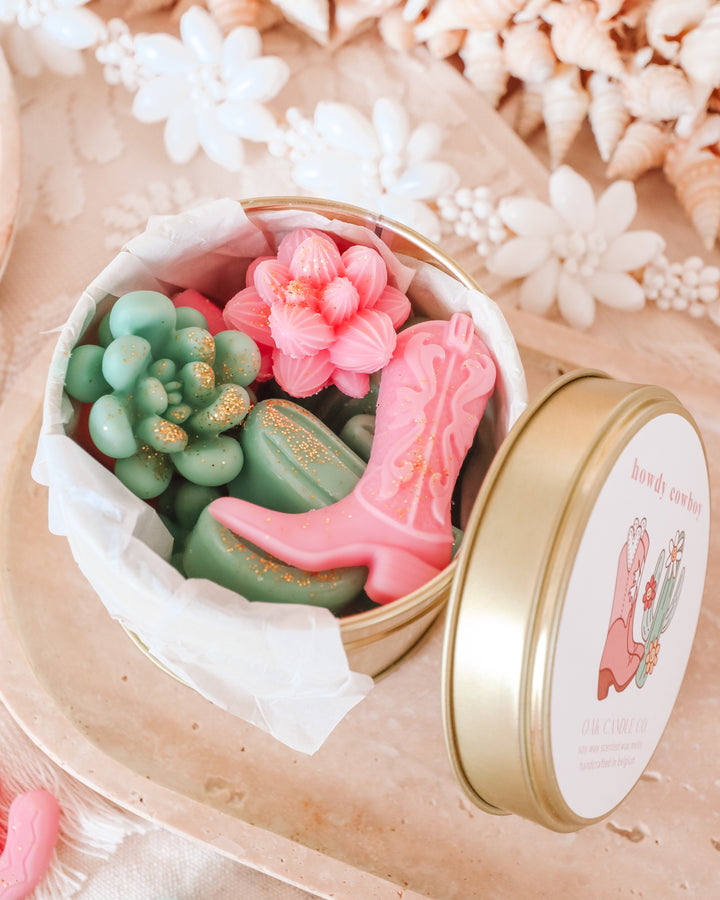 Howdy Cowboy Tin Jar Wax Melts