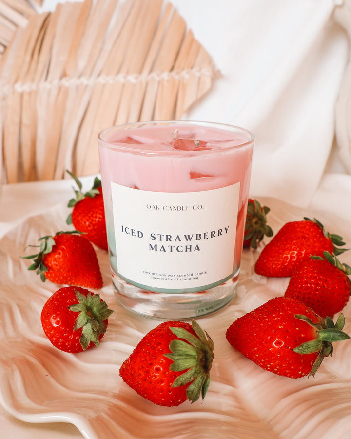Iced Strawberry Matcha Candle