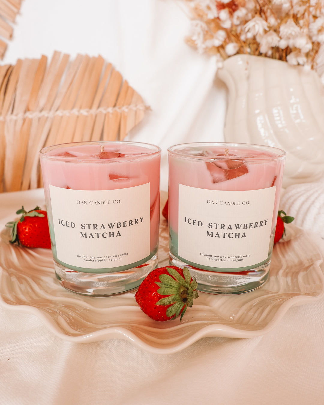Iced Strawberry Matcha Candle