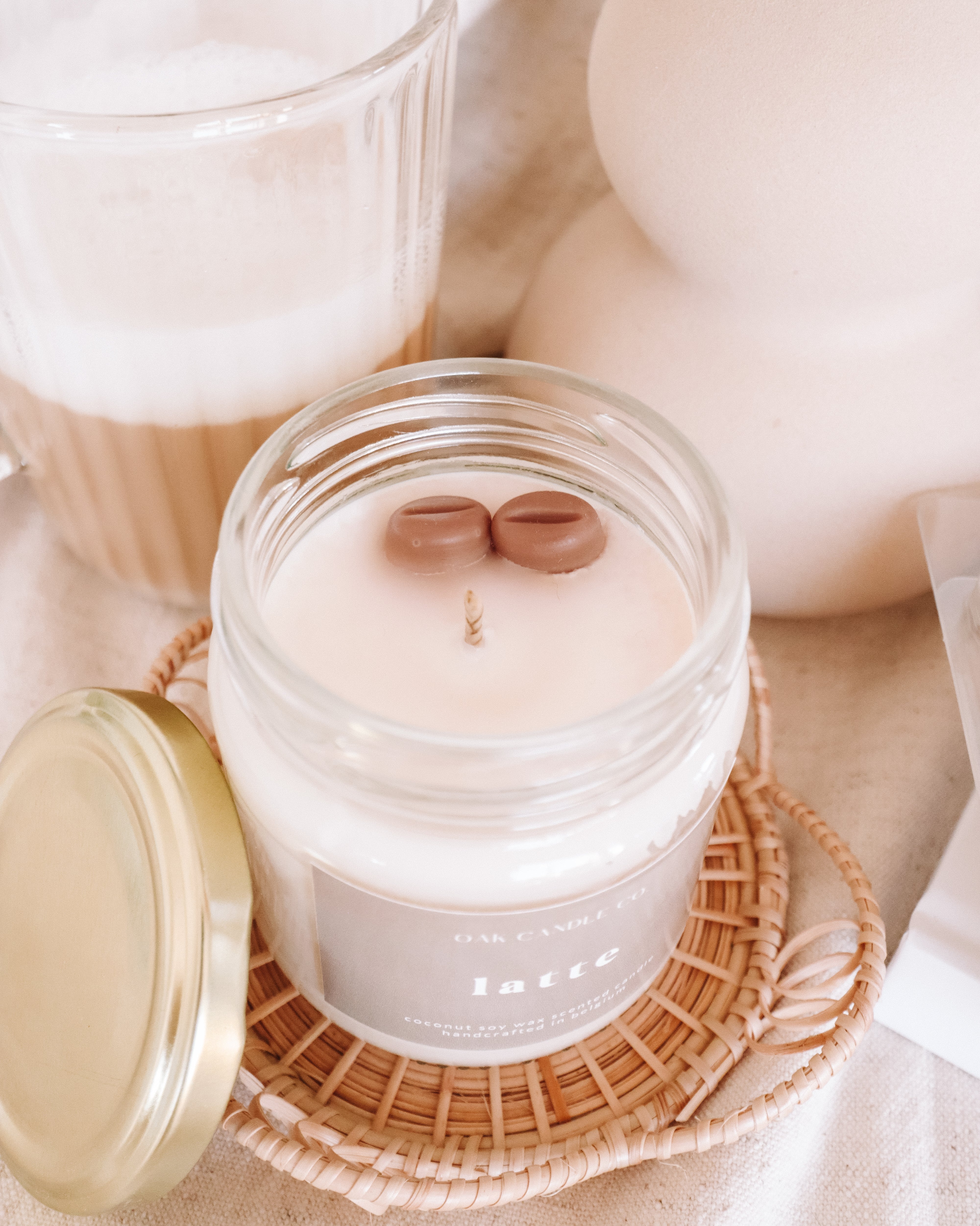 Oak Candle Co. Latte Candle - Thumbnail 3