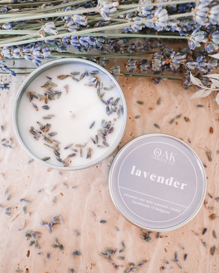 Lavender Tin Jar Candle