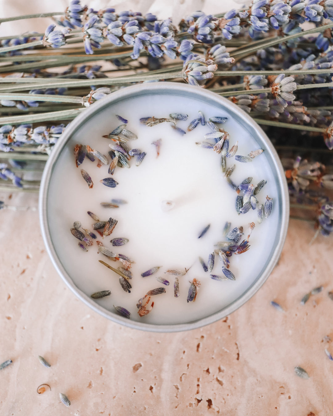 Lavender Tin Jar Candle