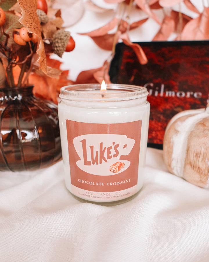 Luke’s Chocolate Croissant Gilmore Girls Candle