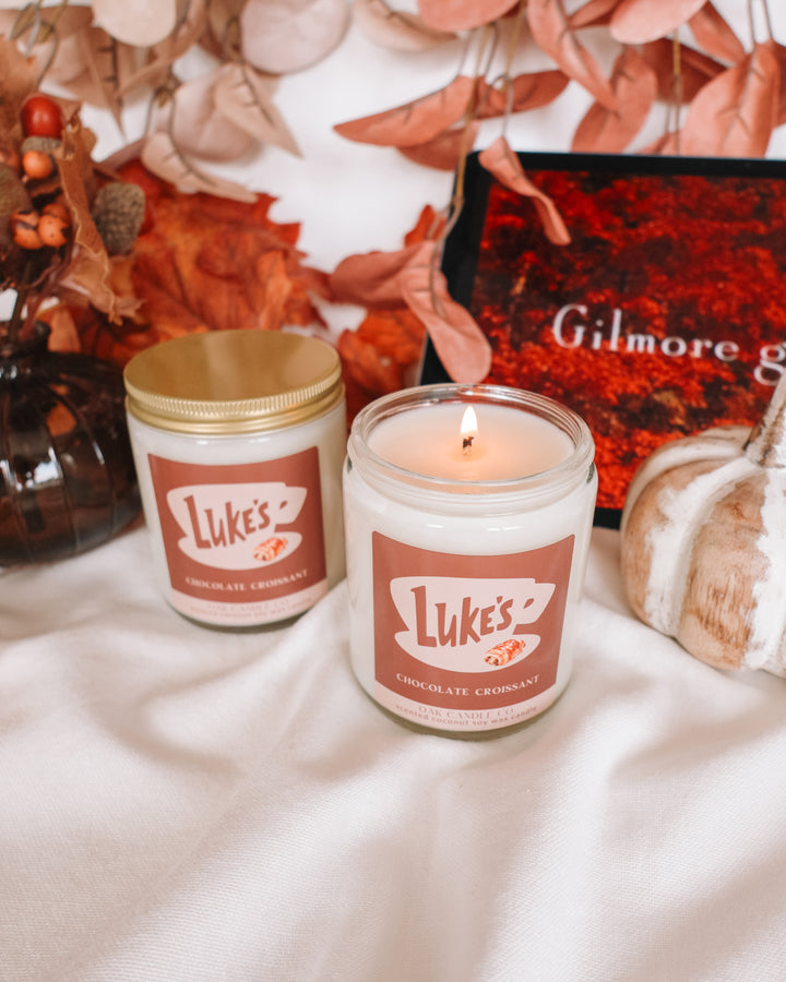 Luke’s Chocolate Croissant Gilmore Girls Candle