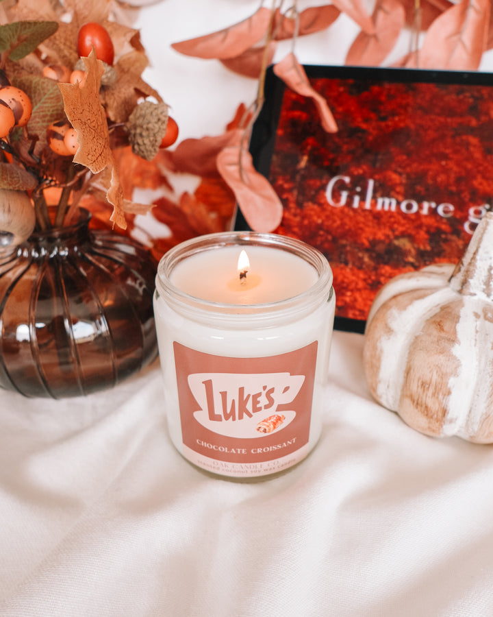 Luke’s Chocolate Croissant Gilmore Girls Candle
