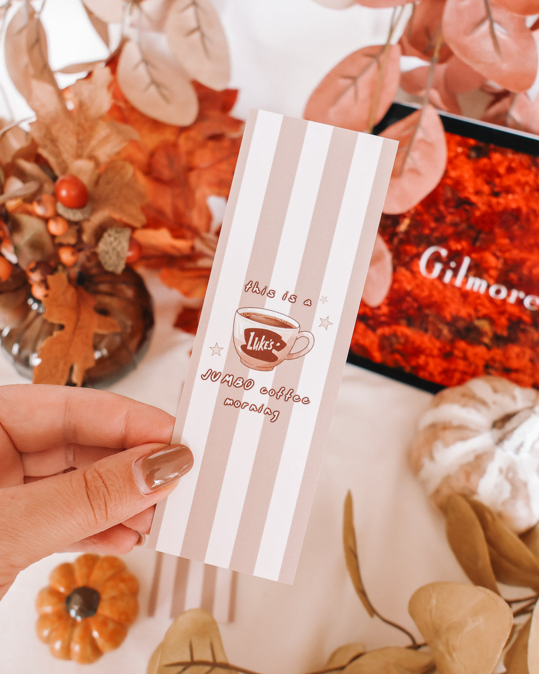 Luke’s Jumbo Coffee Gilmore Girls Bookmark