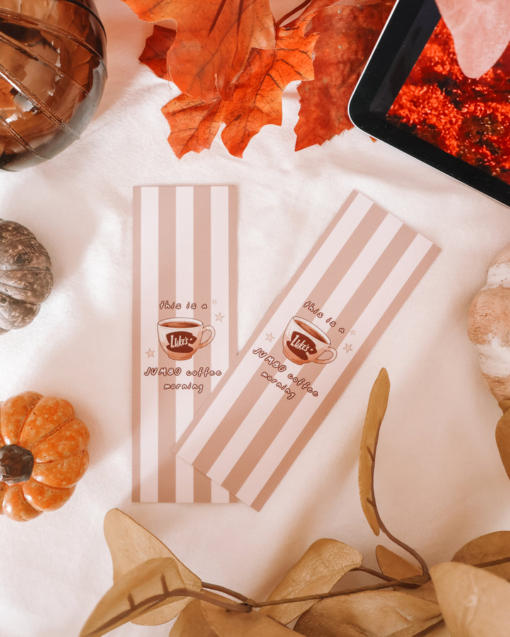 Luke’s Jumbo Coffee Gilmore Girls Bookmark