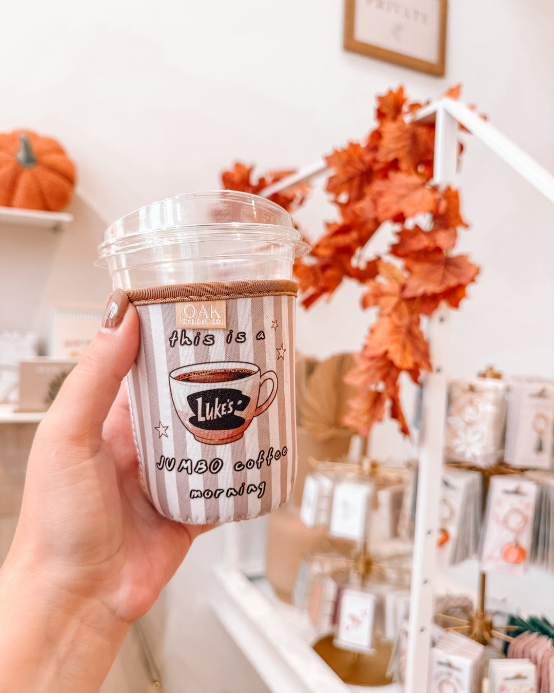 Luke’s Jumbo Coffee Gilmore Girls Iced Coffee Drink Sleeve