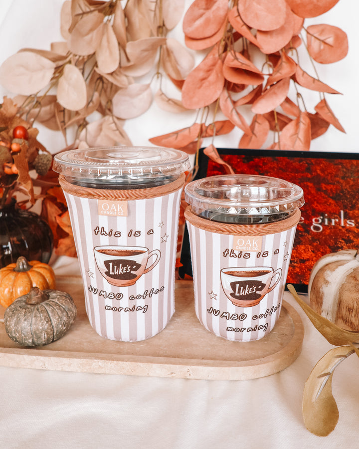 Luke’s Jumbo Coffee Gilmore Girls Iced Coffee Drink Sleeve