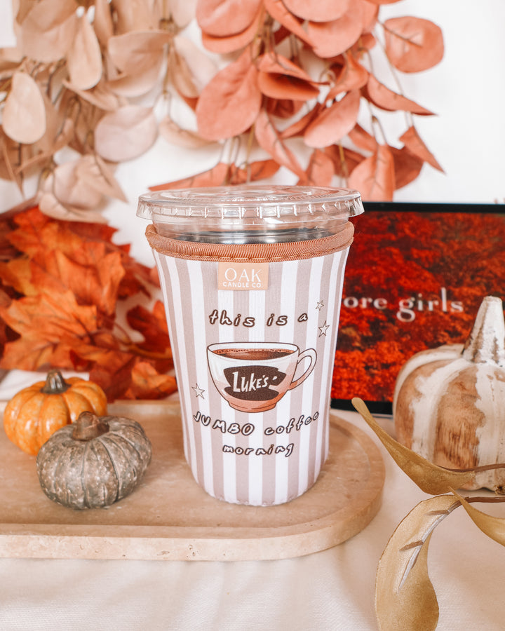 Luke’s Jumbo Coffee Gilmore Girls Iced Coffee Drink Sleeve