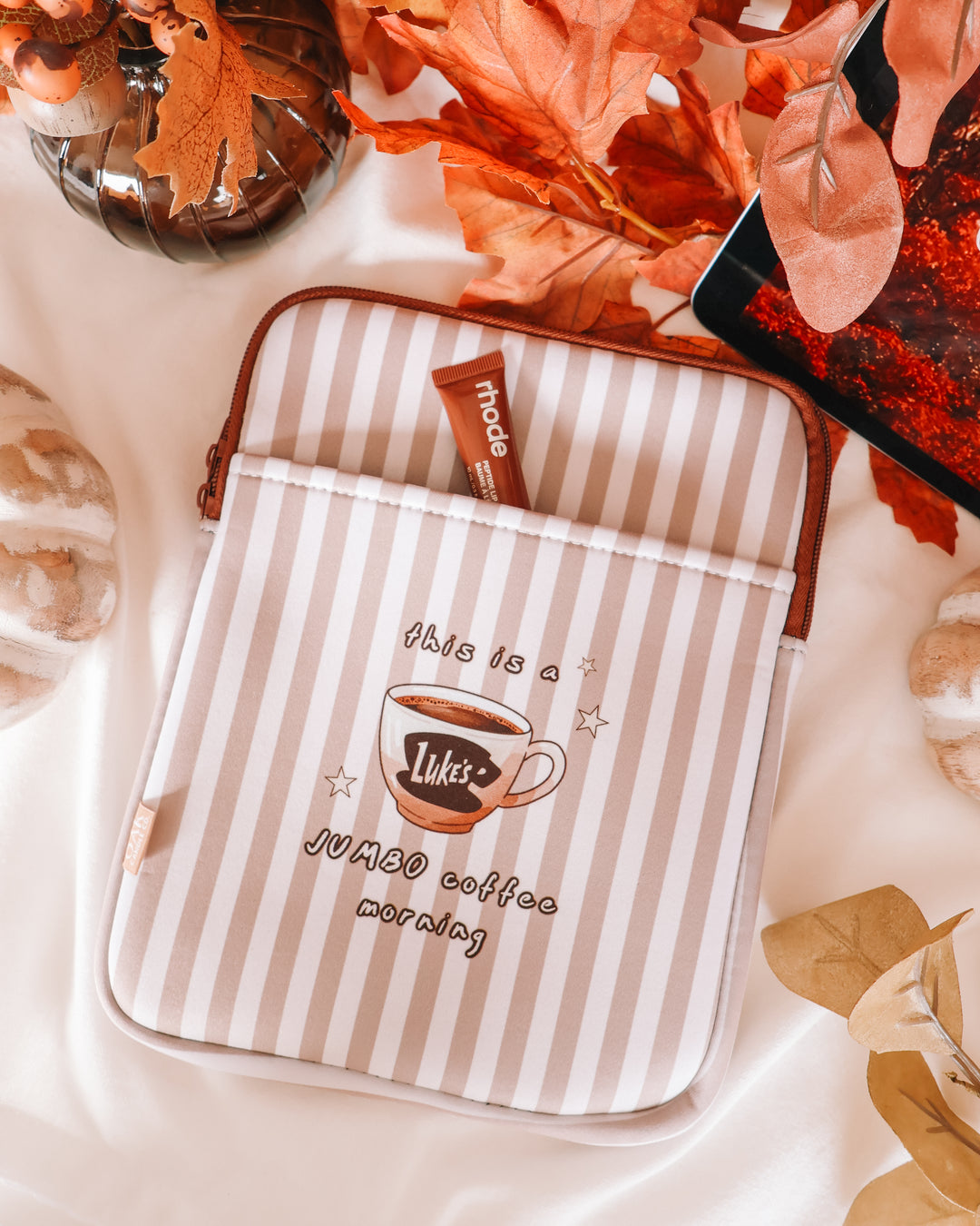 Luke’s Jumbo Coffee Gilmore Girls iPad & Book Sleeve