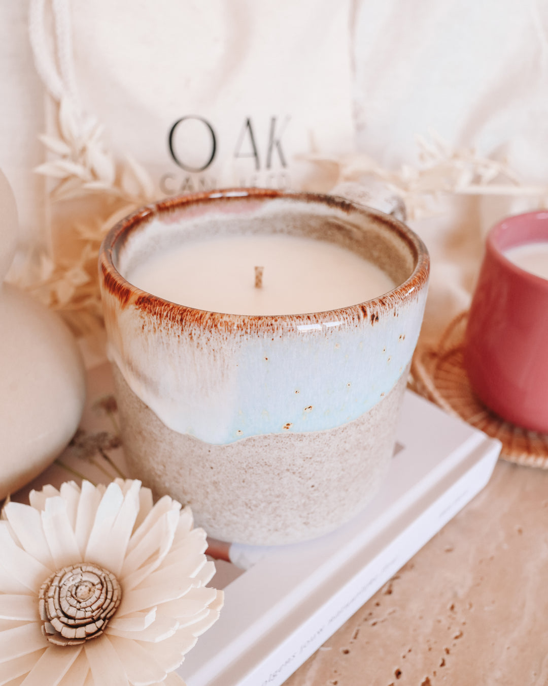 Melting Ice Cream Coffee Mug Candle