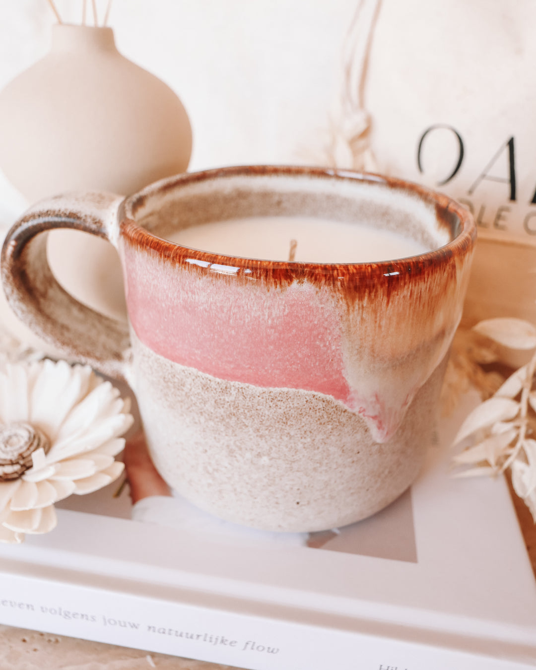 Melting Ice Cream Coffee Mug Candle