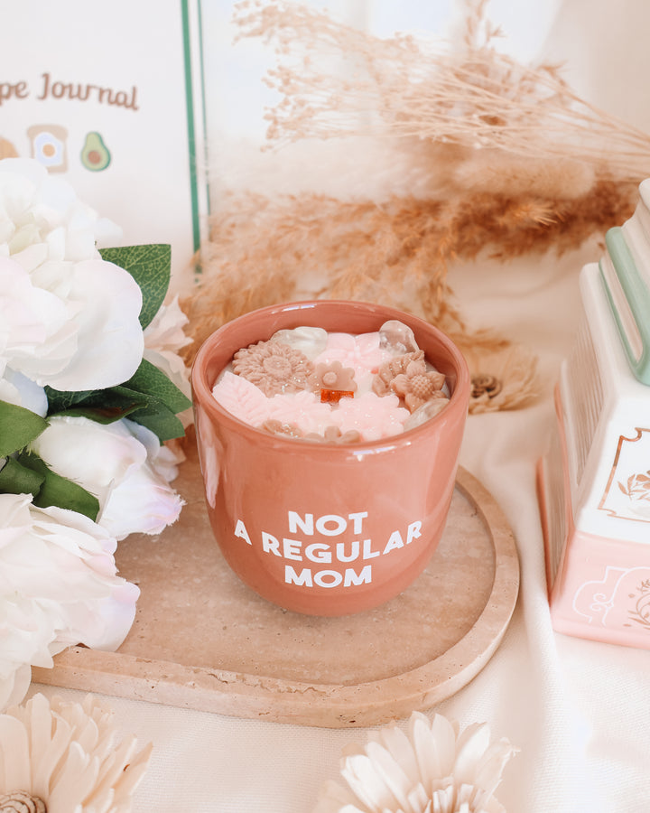 Not A Regular Mom Coffee Mug Candle