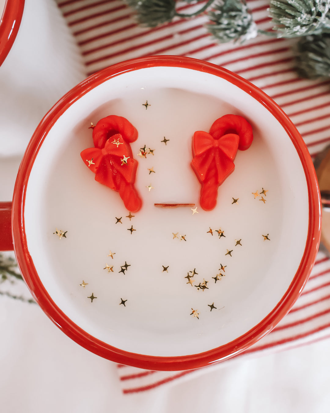 Nutcracker Coffee Mug Candle