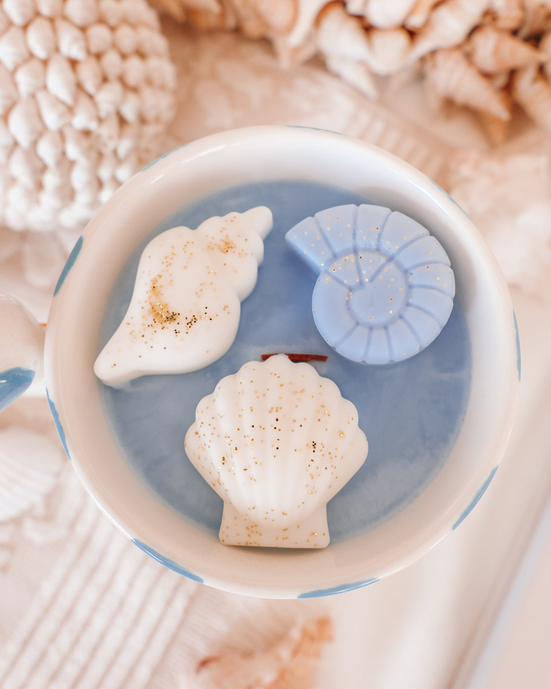 Ocean Breeze Seagull Coffee Mug Candle