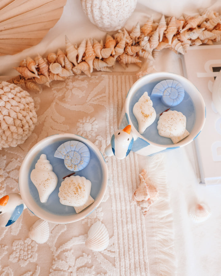 Ocean Breeze Seagull Coffee Mug Candle