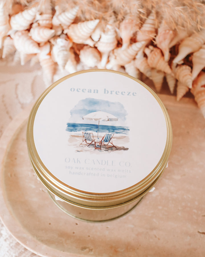 Ocean Breeze Tin Jar Wax Melts