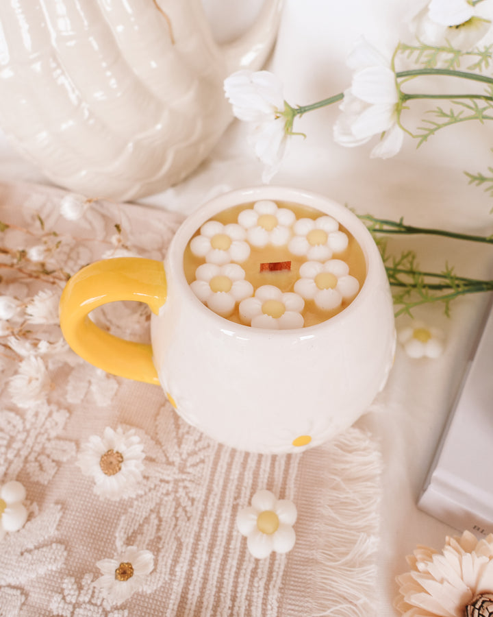 Oopsie Daisy Coffee Mug Candle