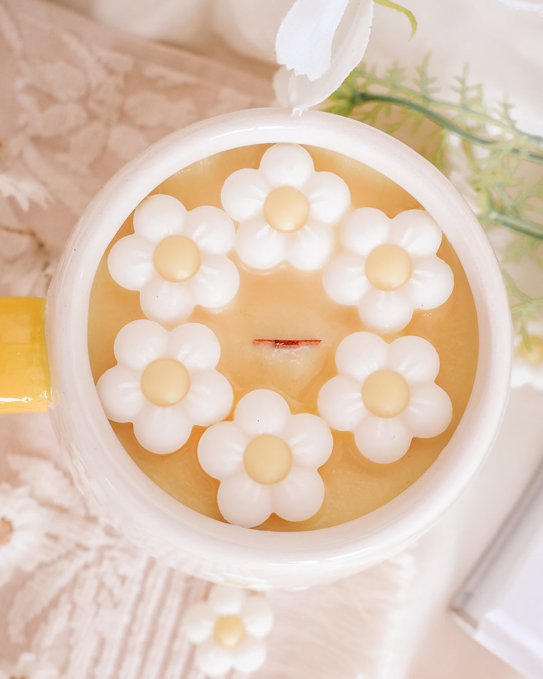 Oopsie Daisy Coffee Mug Candle
