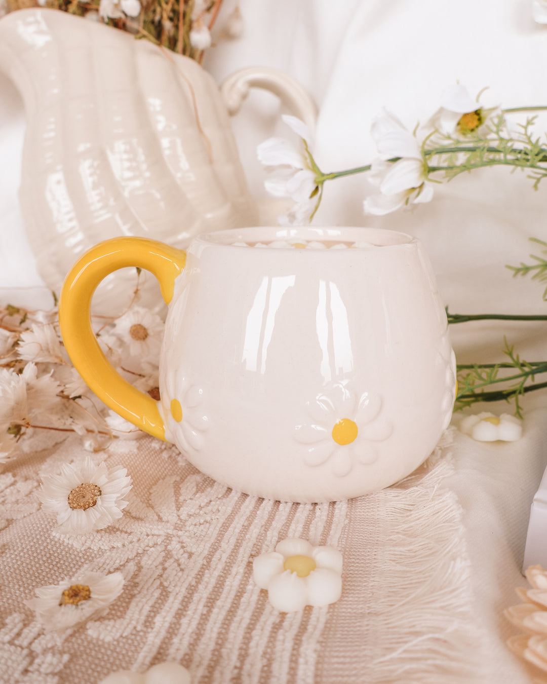 Oopsie Daisy Coffee Mug Candle