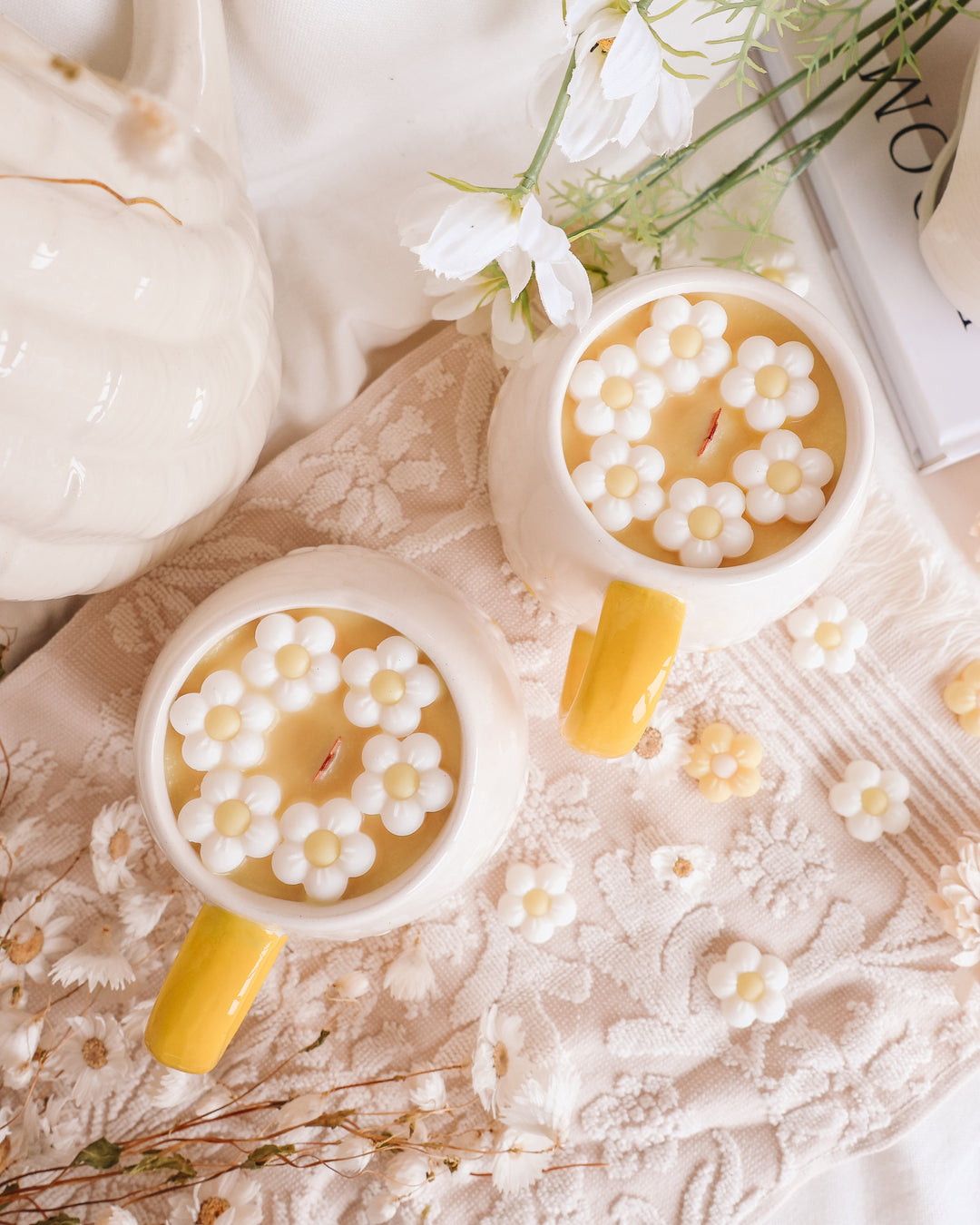 Oopsie Daisy Coffee Mug Candle