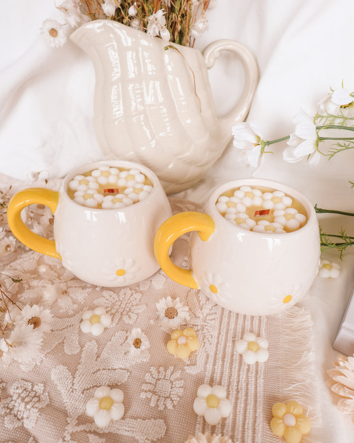 Oopsie Daisy Coffee Mug Candle