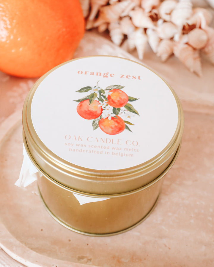 Orange Zest Tin Jar Wax Melts