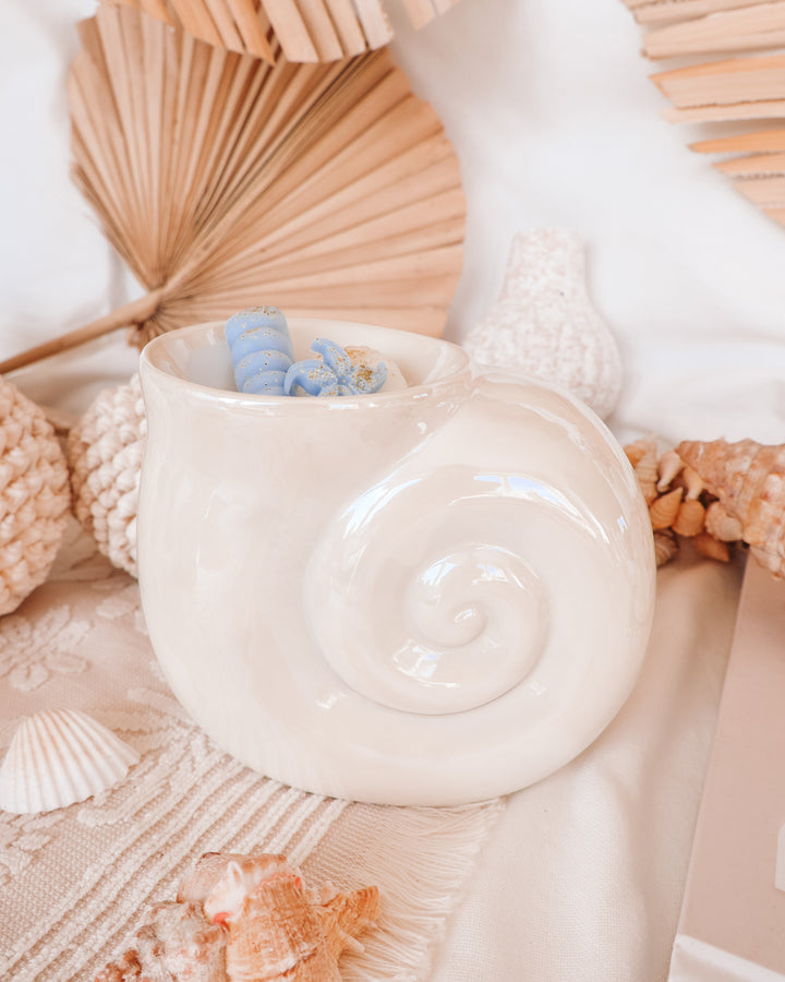 Pearlescent Spiral Shell Wax Melter