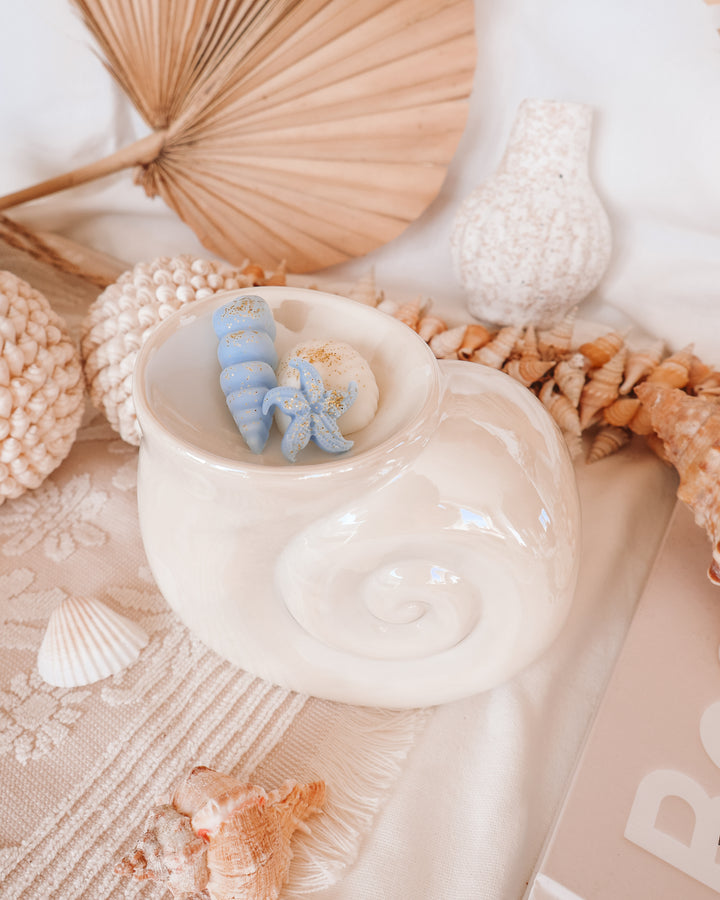 Pearlescent Spiral Shell Wax Melter