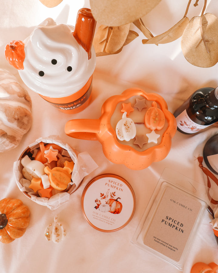 Pumpkin Coffee Mug Candle
